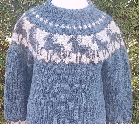 Ankis hästtröja i vams norsk ull M