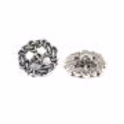 Knapp 17mm-Antik Silver keltiskt knut kors