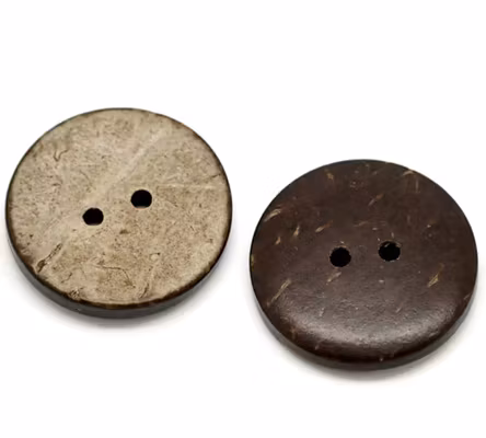 Kopia Knapp 24 mm-Kokos 2-hål
