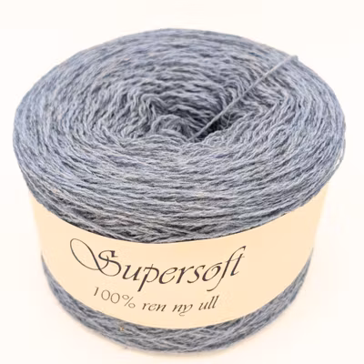 Supersoft 100% ull-Glacier 273 ljusblå