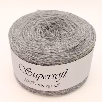 Supersoft 100% ull-Silver grey 135
