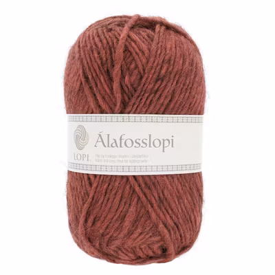 Alafoss lopi-Earth Red 2660