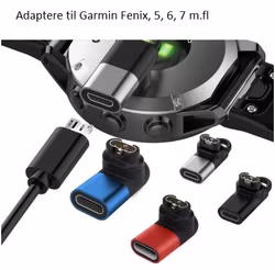 Smart ladeadapter til din Garmin klokke