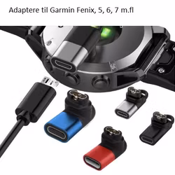 Smart ladeadapter til din Garmin klokke