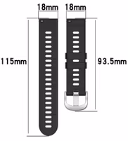 Quick release i 18/20/22MM  til Garmin Venu, Vivoactive, Vivomove mfl.