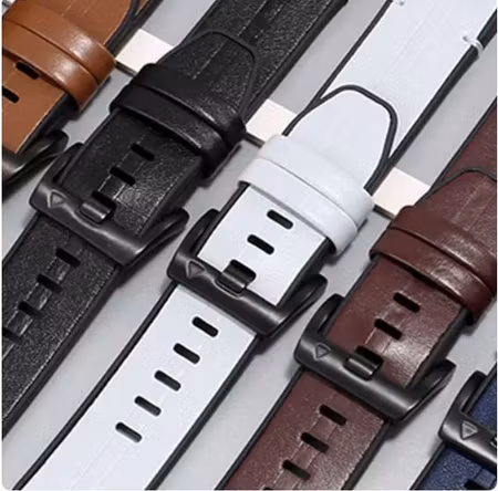 Skinnreimer med Quickfit til Garmin Fenix, Forerunner, Tactix, Epix