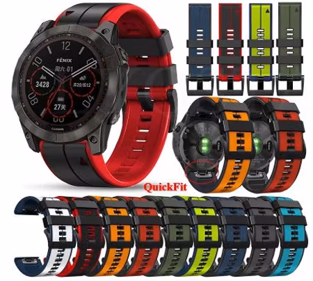 Nydelige fargerike reimer til Fenix, Forerunner, Epix m.fl.