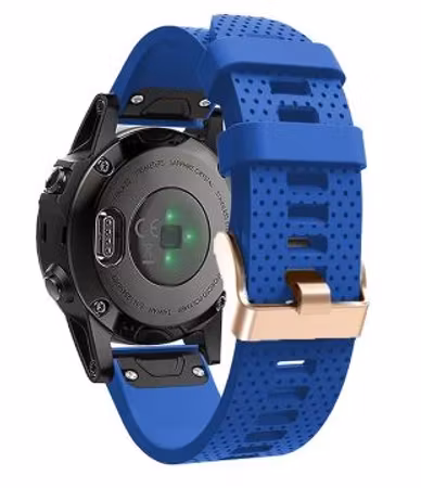 Rose gold silikonreimer til Fenix 5s, 5sPlus, 6s, 6sPro, 7s, 7sPro, D2 Delta S
