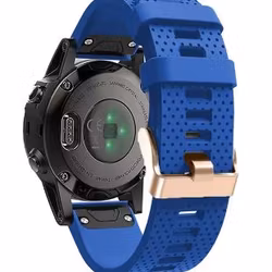 Rose gold silikonreimer til Fenix 5s, 5sPlus, 6s, 6sPro, 7s, 7sPro, D2 Delta S