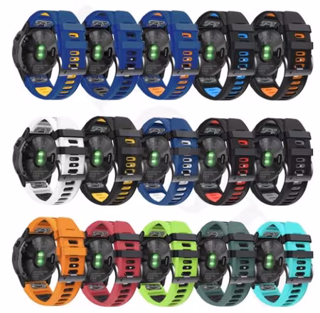 Silikonreim med QuickFit i 26mm til din Garmin klokke!