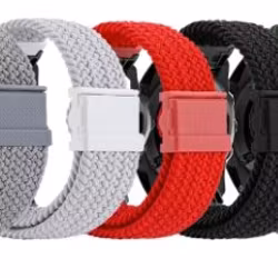 Behagelig myke nylonreim til Garmins klokker i 22mm og 26mm