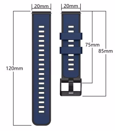 Nydelige fargerike silikonreimer i 18/20/22MM med Quick release til Garmin Venu, Vivoactive, Vivomove