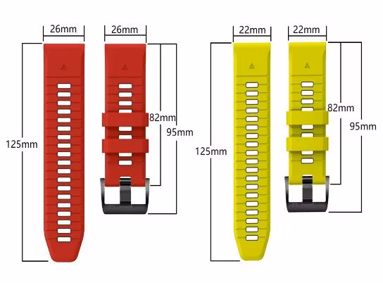 Nyhet! Ny modell silikonreim med QuickFit til Fenix, Forerunner m.fl.