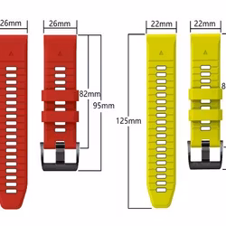 Nyhet! Ny modell silikonreim med QuickFit til Fenix, Forerunner m.fl.