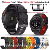 Nyhet! Ny modell silikonreim med QuickFit til Fenix, Forerunner m.fl.