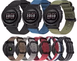 Norges/Nato Strap i 22mm og 26mm til din Garmin klokke