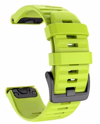 Silikonreim i 20, 22 og 26mm med Quickfit i alle farger