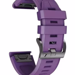 Lilla silikonreim i 26mm til Fenix 5X, 6X, 7X m.fl.