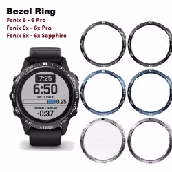 Bezel-ring i rustfritt stål til Fenix 6- 6 Pro/Sapphire, Fenix 6X-6X Pro/Sapphire