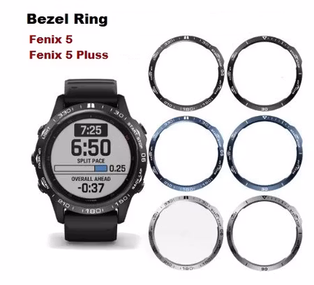 Bezel-ring i rustfritt stål til Fenix 5 - 5 Pluss