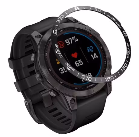 Bezel-ring i rustfritt stål til Fenix 7 og Fenix 7X