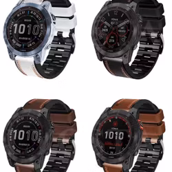 Ny modell! Skinnreim i 22 og 26mm Fenix 3/HR 5 5 pluss 6 6X Pro 7 7X Pro