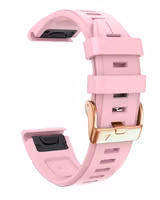 Rosa silikonreim m rose gold spennen til Fenix 5s, 5sPlus, 6s, 6sPro, 7s, 7sPro, D2 Delta S