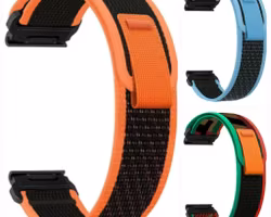 Sportsnylonreim i 22/26mm m/Quickfit for Garmin - Komfort og funksjonalitet