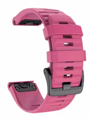 Silikonreim i 20, 22 og 26mm med Quickfit i alle farger