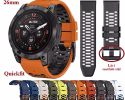 Nyhet! Oppgrader klokken din med Quickfit silikonreimer 22 /26mm