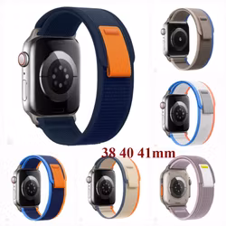 Nylonreimer (Trail loop) til Applewatch - et hav av farger (38 40 41 mm)