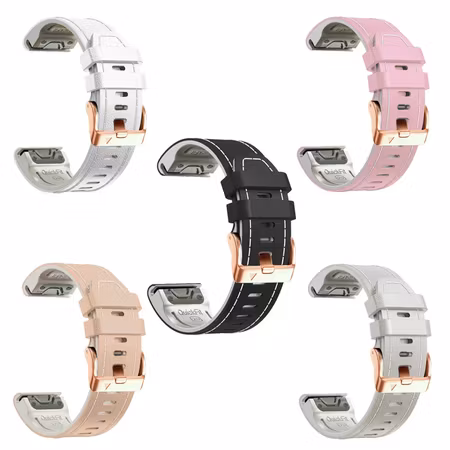 Skinnreim til Fenix 5s, 6s Pro, 7s Pro, Delta S, Instinct 2s