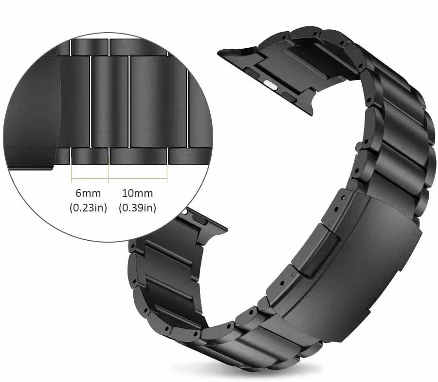Eksklusive titanium-lenker til Apple Watch