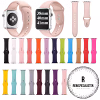 Silikonreimer til Applewatch - livlige farger (38 40 41mm)