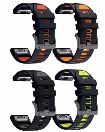 Nyhet! Silikonreim til Fenix E 8 47 og 51mm/ 7 7X i 22 og 26mm