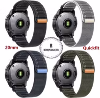 Nyhet! Nylonreimer i 20mm til Garmin – Perfekt til din Fenix 8-43mm/7s/6s/5s Plus m.fl