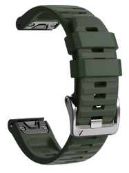 Nyhet! Silikonreim av høy kvalitet til med  sølvfarget spenne i rustfritt stål!