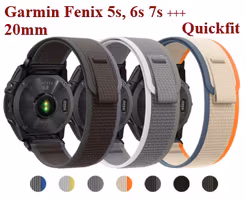 Sportsnylonreim i 20mm m/Quickfit for Garmin - Stil & Funktionalitet 