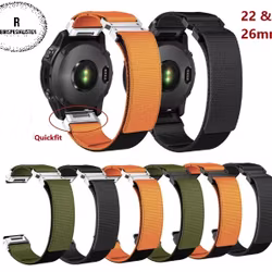 Premium nylonreimer til Garmin – pen og slitesterkt design i 22mm og 26mm!