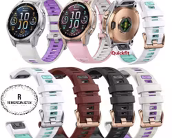 Nyhet! Rose Gold silokonreimer i 20mm til Garmin – Perfekt til din Fenix 8-43mm/7s/6s/5s Plus m.fl