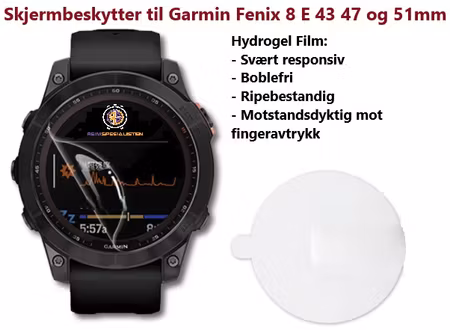 Gi din Garmin Fenix 8 et langt og beskyttet liv med våre skjermbeskyttere!
