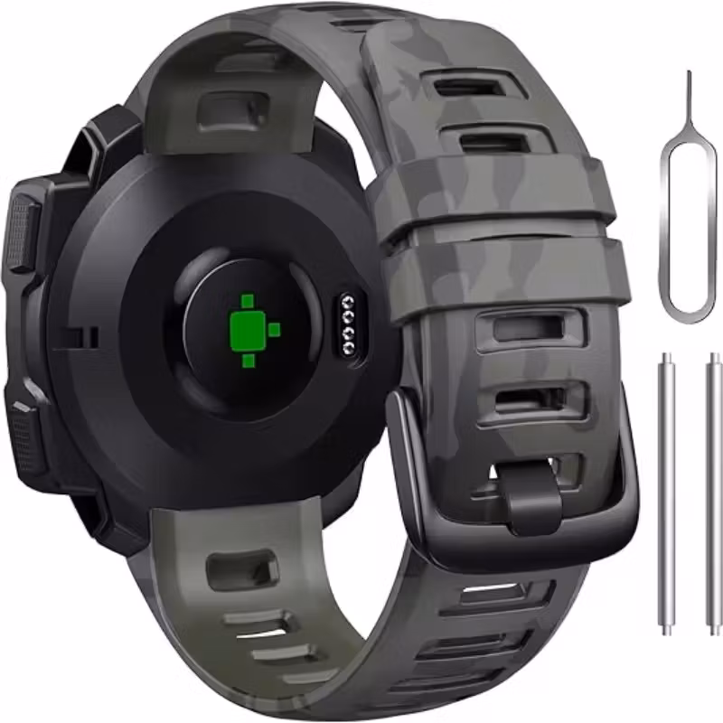 Camouflage-reimer til Garmin Instinct – Komfort, stil og holdbarhet!