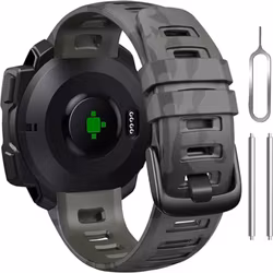 Camouflage-reimer til Garmin Instinct – Komfort, stil og holdbarhet!