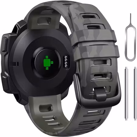Camouflage-reimer til Garmin Instinct – Komfort, stil og holdbarhet!