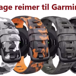 Camouflage-reimer til Garmin Instinct – Komfort, stil og holdbarhet!