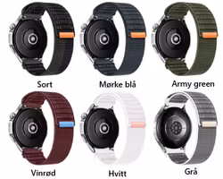 Sporty stil og komfort hele veien! - Nylonreimer i 20 og 22mm!