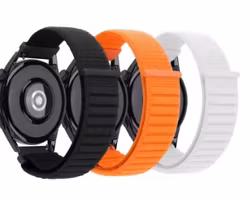 Myk og justerbar nylonreim med borrelås – 20 mm / 22 mm