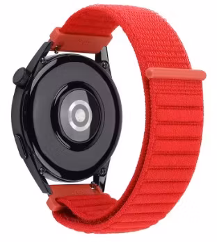 Myk og justerbar nylonreim med borrelås – 20 mm / 22 mm