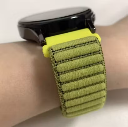 Myk og justerbar nylonreim med borrelås – 20 mm / 22 mm