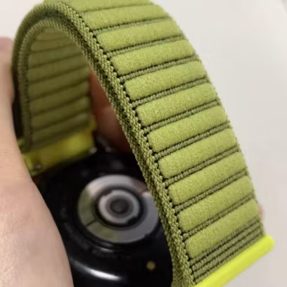 Myk og justerbar nylonreim med borrelås – 20 mm / 22 mm